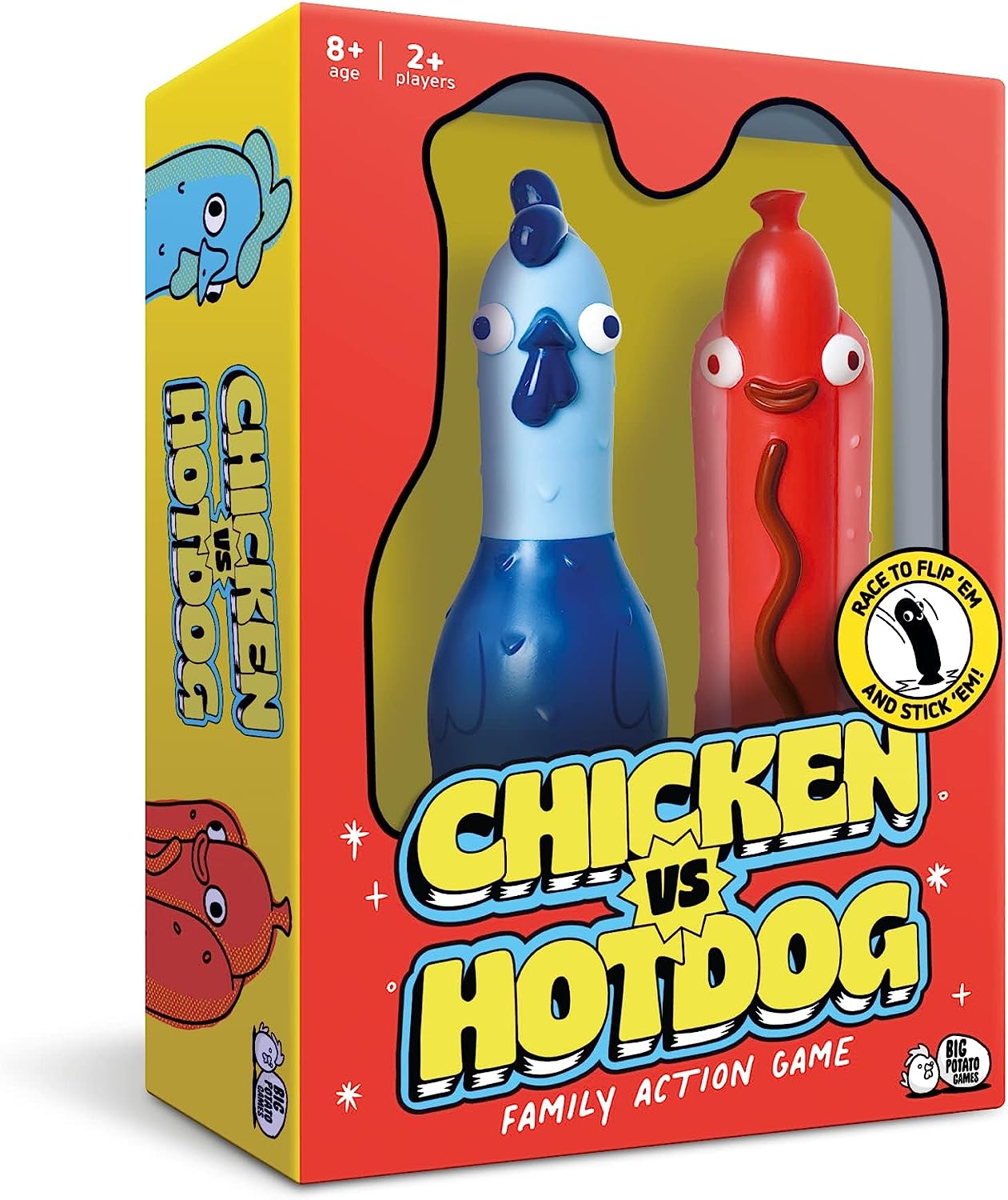 chicken vs. hotdog